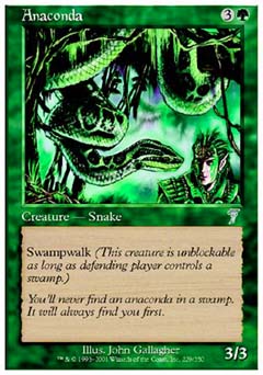 Anaconda (7th Edition) Near Mint Foil