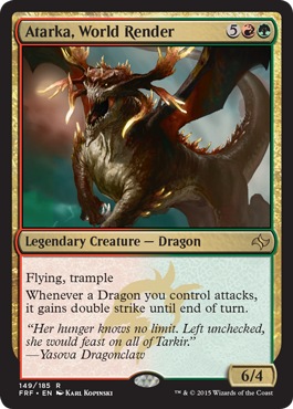 Atarka, World Render (Fate Reforged) Near Mint
