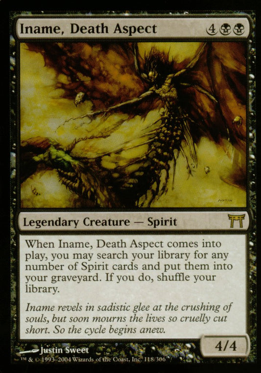 Iname, Death Aspect (Champions of Kamigawa) Light Play