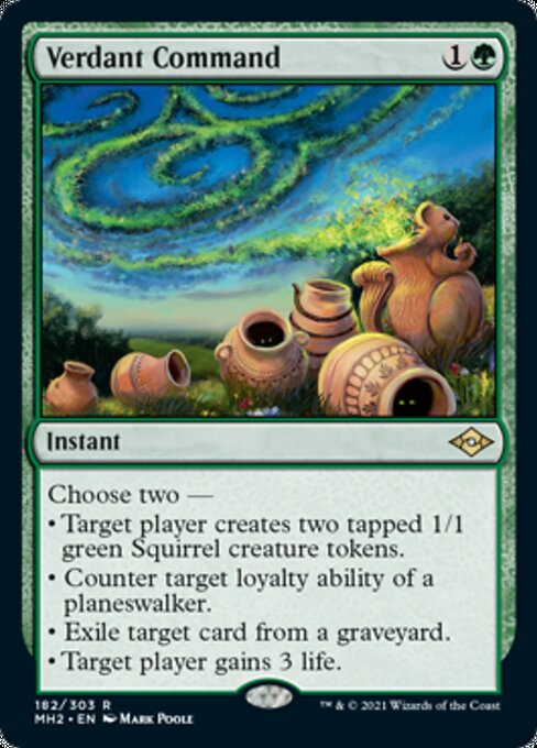 Verdant Command (Modern Horizons 2) Near Mint