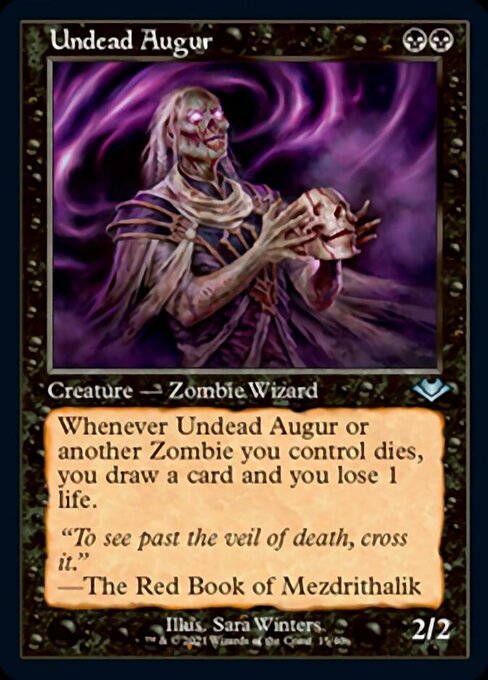 Undead Augur (Modern Horizons 1 Retro Frames) Near Mint Etched Foil