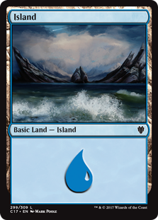 Island (299) (Commander 2017) Near Mint