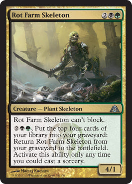 Rot Farm Skeleton (Dragon's Maze) Near Mint Foil