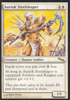 Auriok Steelshaper (Mirrodin) Light Play Foil