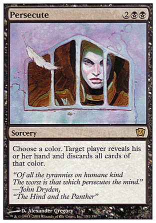 Persecute (9th Edition) Near Mint