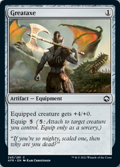 Greataxe (Adventures in the Forgotten Realms) Near Mint Foil