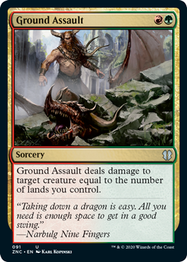 Ground Assault (Commander 2020 Zendikar Rising) Near Mint