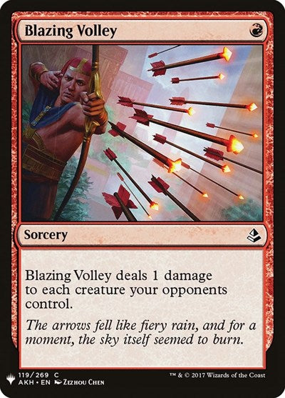 Blazing Volley (Mystery Booster) Near Mint