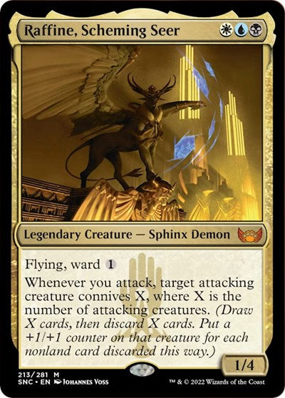 Raffine, Scheming Seer (Streets of New Capenna) Near Mint Foil