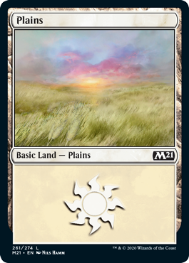 Plains (261) (Magic 2021 Core Set) Near Mint Foil