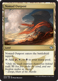 Nomad Outpost (Khans of Tarkir) Near Mint Foil