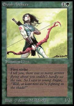 Elvish Archers (Alpha) Near Mint