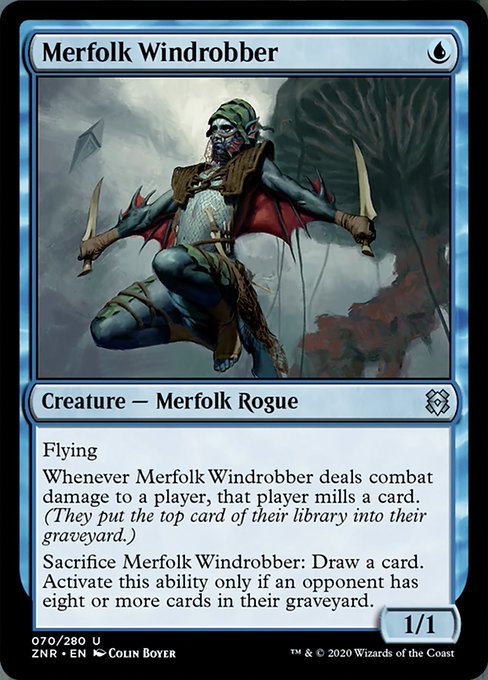 Merfolk Windrobber (Zendikar Rising) Near Mint Foil