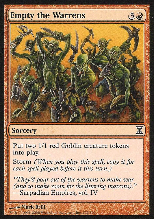 Empty the Warrens (Time Spiral) Near Mint Foil