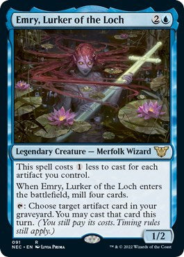 Emry, Lurker of the Loch (Commander: Kamigawa: Neon Dynasty) Near Mint