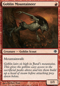 Goblin Mountaineer (Shards of Alara) Near Mint Foil