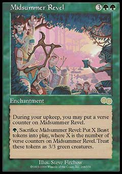 Midsummer Revel (Urza's Saga) Light Play