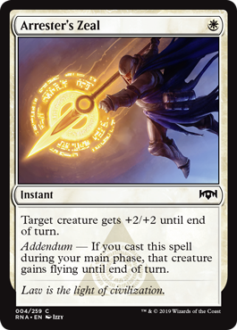 Arrester's Zeal (Ravnica Allegiance) Near Mint Foil