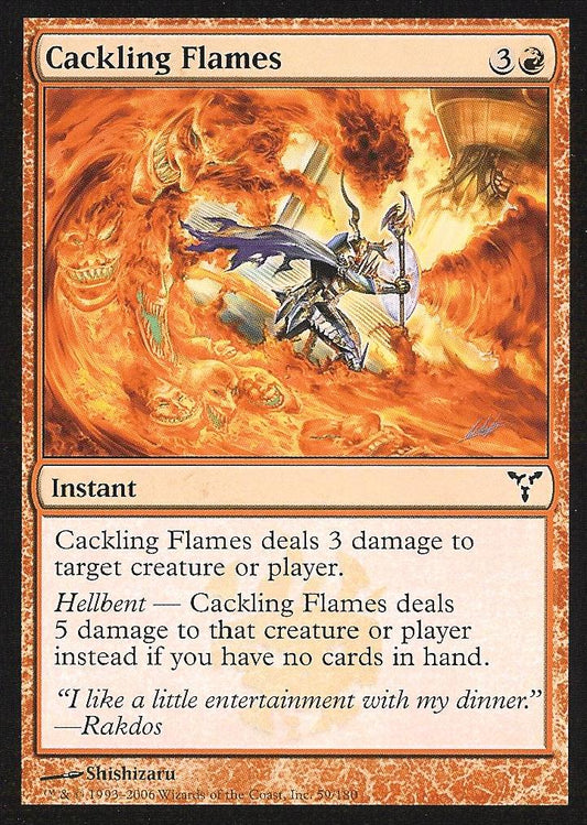 Cackling Flames (Dissension) Near Mint Foil
