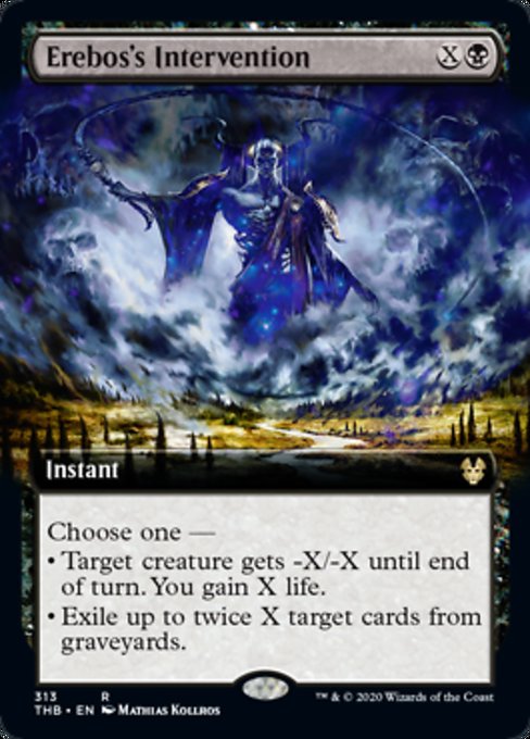 Erebos's Intervention (Extended Art) (Theros Beyond Death) Near Mint