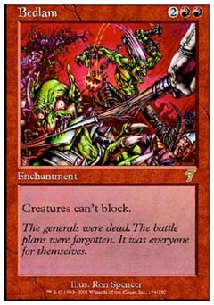 Bedlam (7th Edition) Light Play Foil