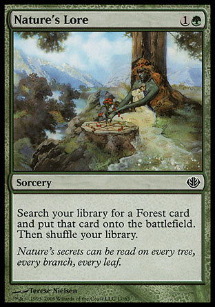 Nature's Lore (Duel Decks: Garruk vs Liliana) Near Mint