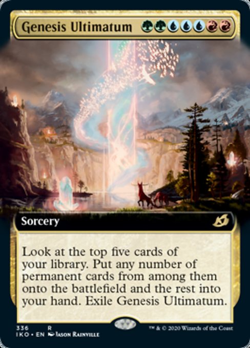 Extended Art Genesis Ultimatum (Ikoria: Lair of Behemoths) Near Mint