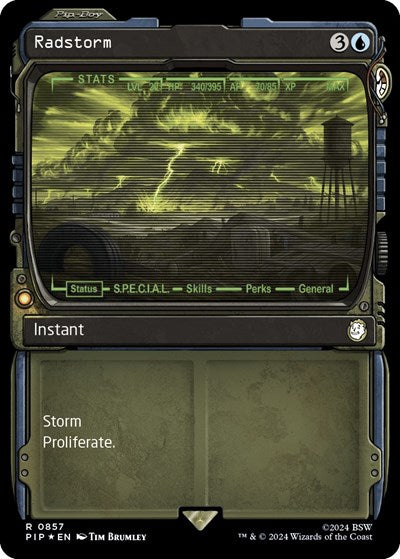 Radstorm (Showcase) (Surge Foil) (Universes Beyond: Fallout) Near Mint