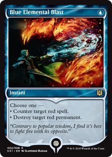 Blue Elemental Blast (Signature Spellbook: Jace) Near Mint Foil