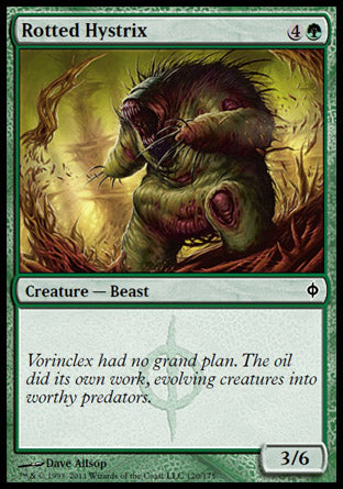 Rotted Hystrix (New Phyrexia) Near Mint Foil