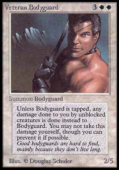 Veteran Bodyguard (Alpha) Near Mint