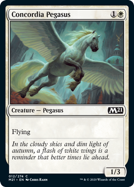Concordia Pegasus (Magic 2021 Core Set) Near Mint Foil