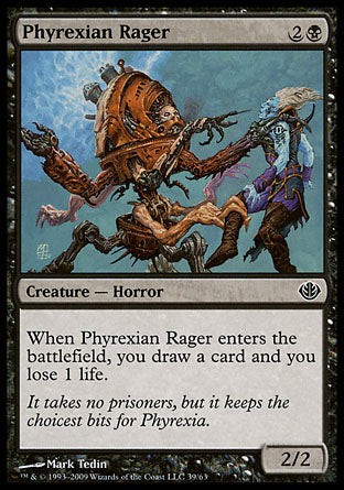 Phyrexian Rager (Duel Decks: Garruk vs Liliana) Near Mint