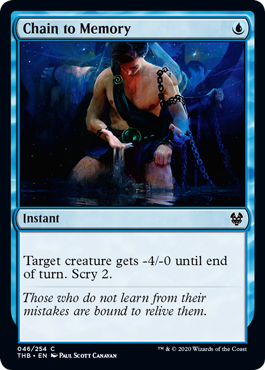 Chain to Memory (Theros Beyond Death) Near Mint Foil