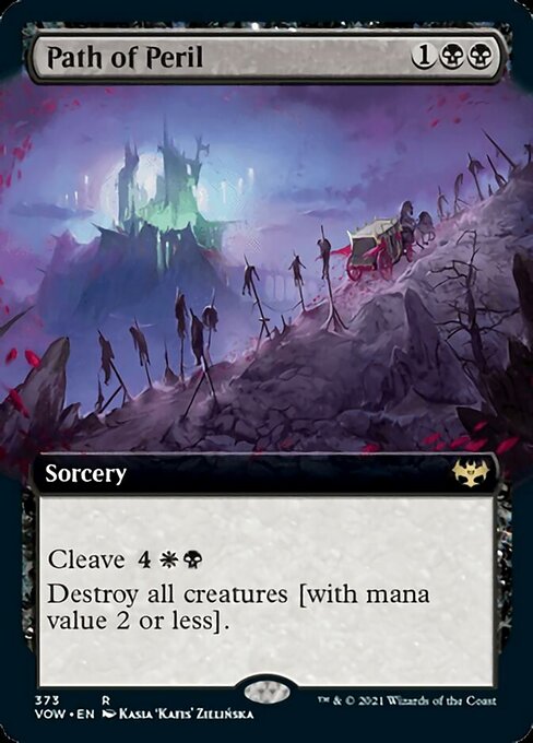 Path of Peril (Extended Art) (Innistrad: Crimson Vow) Near Mint