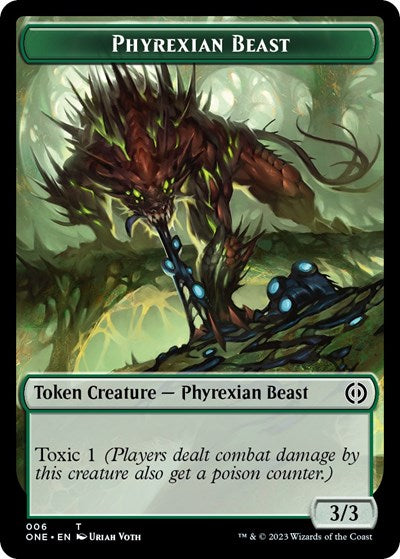 Phyrexian Beast Token (Phyrexia: All Will Be One) Near Mint