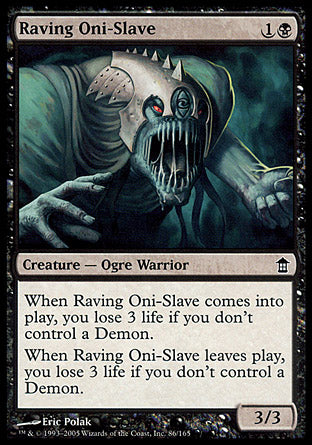 Raving Oni-Slave (Saviors of Kamigawa) Near Mint Foil