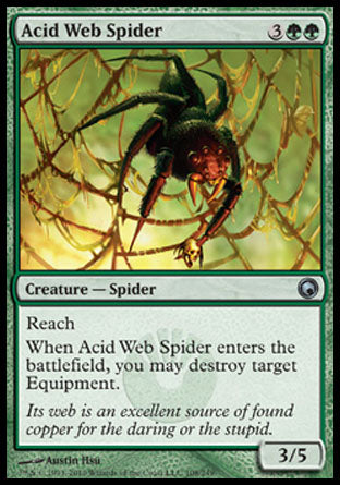 Acid Web Spider (Scars of Mirrodin) Near Mint Foil