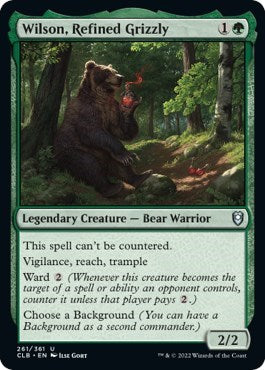 Wilson, Refined Grizzly (Commander Legends: Battle for Baldur's Gate) Near Mint