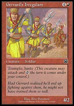 Gerrard's Irregulars (Mercadian Masques) Good