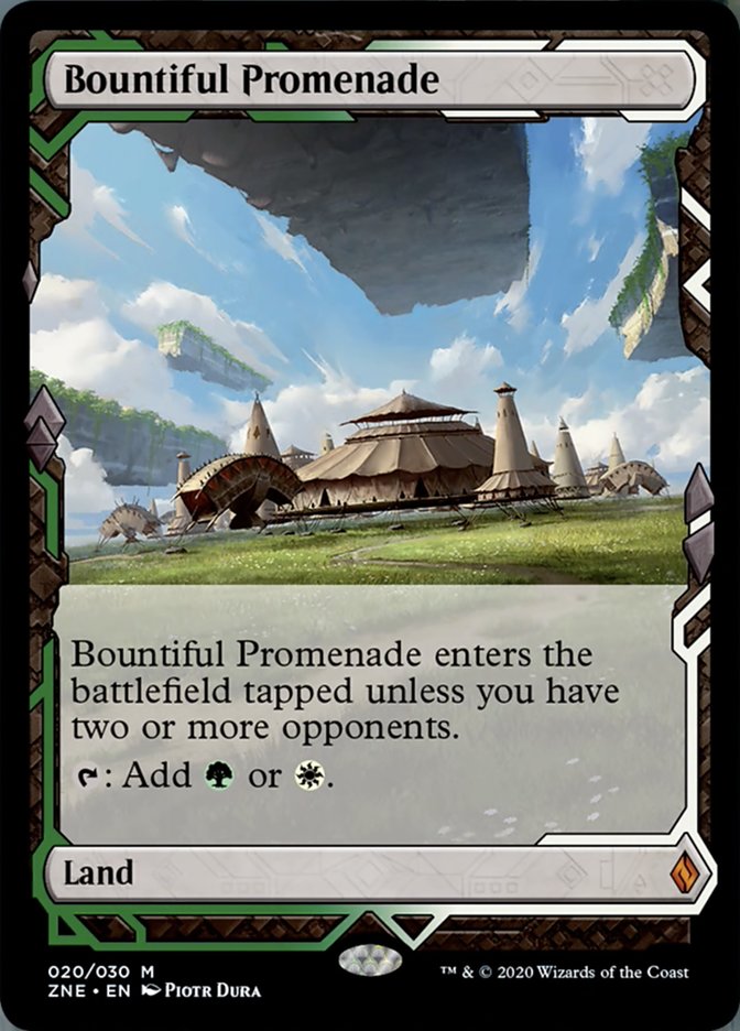 Bountiful Promenade (Zendikar Rising Expeditions) Near Mint