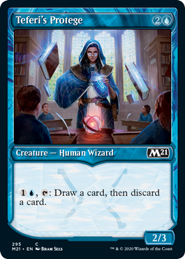 ShowcaseTeferi's Protege (Magic 2021 Core Set) Near Mint Foil