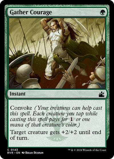 Gather Courage (Ravnica Remastered) Near Mint