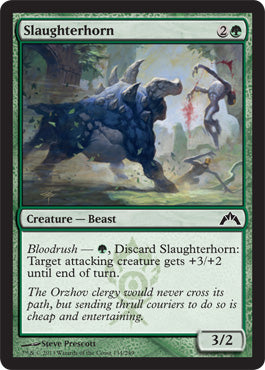 Slaughterhorn (Gatecrash) Near Mint Foil