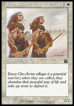 Fresh Volunteers (Mercadian Masques) Near Mint