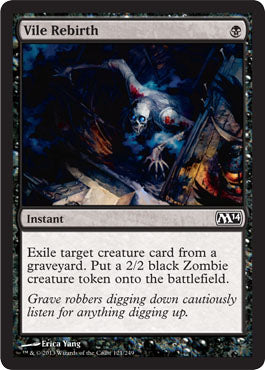 Vile Rebirth (Magic 2014 Core Set) Near Mint Foil