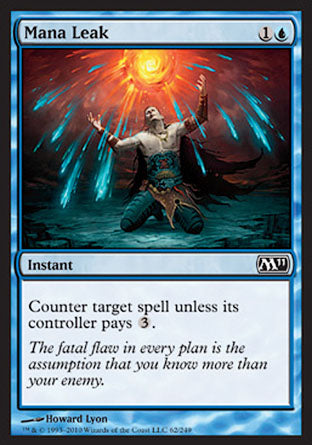 Mana Leak (Magic 2011 Core Set) Near Mint Foil