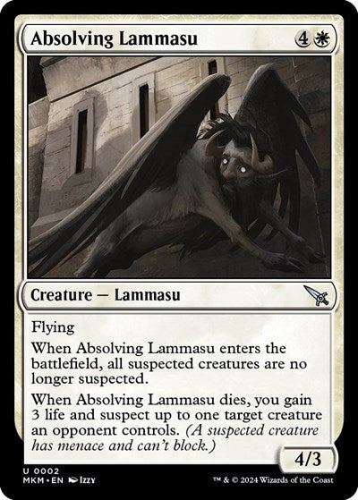 Absolving Lammasu (Murders at Karlov Manor) Near Mint