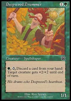 Deepwood Drummer (Mercadian Masques) Near Mint