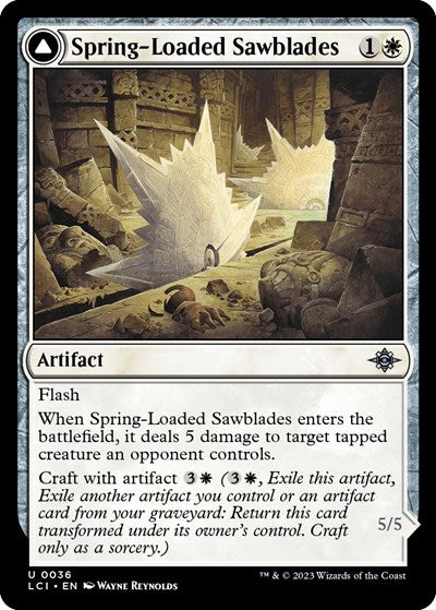 Spring-Loaded Sawblades (The Lost Caverns of Ixalan) Near Mint